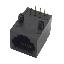 RJ11-9801-6P6C-SOCKET разъем телекоммуникационный RJ; 6P6C