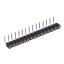 DS1002-01-1x15R13 (SCSL-15R, PBSM-1x15R) гнездо цанговое угловое однорядное для выводного монтажа; P=2,54мм; 15-конт.