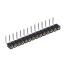 DS1002-01-1x14R13 (SCSL-14R, PBSM-1x14R) гнездо цанговое угловое однорядное для выводного монтажа; P=2,54мм; 14-конт.