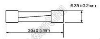 ZH220-0250NF (6x30) предохранитель стеклянный быстродействующий; Iн=250mA; Uном=250В