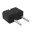 DS1004-01-1x2S1BR1 вилка цанговая прямая однорядная для поверхностного (SMD) монтажа, тип R1; P=2,54мм; 2-конт.