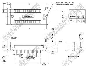 228-1290-00-0602J панелька с нулевым усилием для микросхемы; 28-конт.; P 1,778мм