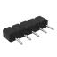 DS1004-01-1x5S1BR1 вилка цанговая прямая однорядная для поверхностного (SMD) монтажа, тип R1; P=2,54мм; 5-конт.