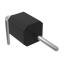 DS1004-01-1x1R1B (PSLM2-01R) вилка цанговая угловая однорядная для выводного монтажа; P=2,0мм; 1-конт.