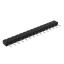 DS1004-01-1x15S1BR1 вилка цанговая прямая однорядная для поверхностного (SMD) монтажа, тип R1; P=2,54мм; 15-конт.