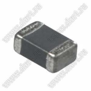 BLM03AG601SN1 дроссель SMD многослойный ферритовый; 0201; 600(Ом) (±25%)