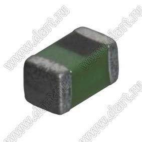 LQG18HN3N9S00D дроссель SMD многослойный немагнитный; 0603 (1608); L=3,9nH±0,3nH; Iн=450mA