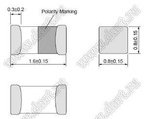 LQG18HN10NJ00D дроссель SMD многослойный немагнитный; 0603 (1608); L=10nH±5%; Iн=400DmA