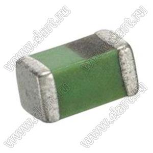 LQG15HS18NJ02D дроссель SMD многослойный немагнитный; 0402D (1005); L=18nH±5%; Iн=300mA