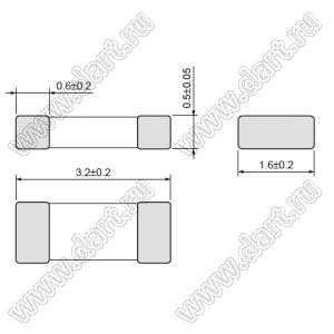 LQM31PN1R0MC0 дроссель SMD многослойный с ферритовым сердечником; 1206 (3216); L=1,0uH±20%; Iн=1100mA