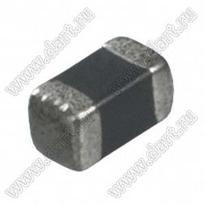 LQM18NNR47K00 (PM0603G-R47J) дроссель SMD многослойный с ферритовым сердечником; 0603 (1608); L=470nH±10%; Iн=35mA