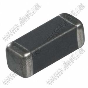 BLM41PG102SN1 дроссель SMD многослойный ферритовый; 1806; 1000(Ом) (±25%)