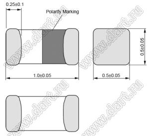 LQG15HN7N5J02D дроссель SMD многослойный немагнитный; 0402D (1005); L=7,5nH±5%; Iн=300mA