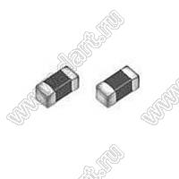 BLM02AG100SN1 дроссель SMD многослойный ферритовый; 01005; 10(Ом) ((Typ.))