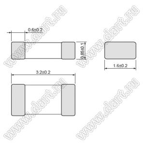 LQM31PN2R2M00 дроссель SMD многослойный с ферритовым сердечником; 1206 (3216); L=2,2uH±20%; Iн=900mA