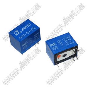 SYS1-S-105L реле электромагнитное; Uкат.=5В; Uконт.=120V AC 50/60Hz; Iконт.=3А