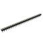 DS1002-05-1x2668 гнездо цанговое прямое однорядное для выводного монтажа; P=2,54мм; 26-конт.