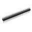 DS1004-2x30-F13 (PDLM-2x30 тип 3) вилка 2-х рядная прямая цанговая; P=2,54мм; 2x30-конт.