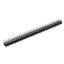 DS1004-2x36-F11 (PDLM-2x36 тип 1) вилка 2-х рядная прямая цанговая; P=2,54мм; 2x36-конт.