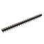 DS1002-05-1x2268 гнездо цанговое прямое однорядное для выводного монтажа; P=2,54мм; 22-конт.