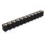 DS1002-06-1x1168 гнездо цанговое прямое однорядное для выводного монтажа; P=2,54мм; 11-конт.