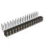 DS1002-09-2x15R13 гнездо цанговое угловое двухрядное для выводного монтажа; P=2,00x2,00мм; 2x15-конт.