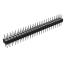 DS1004-2x25-F14 (PDLM-2x25 тип 4, 6604PB-50G-121) вилка 2-х рядная прямая цанговая; P=2,54мм; 2x25-конт.