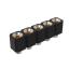 DS1002-06-1x0568 гнездо цанговое прямое однорядное для выводного монтажа; P=2,54мм; 5-конт.