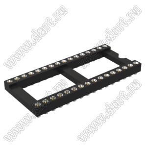 DS1002-04-32W13F панелька SMD цанговая; P=2,54мм; 32-конт.