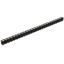 DS1002-06-1x2768 гнездо цанговое прямое однорядное для выводного монтажа; P=2,54мм; 27-конт.