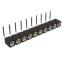DS1002-09-1x10R13 гнездо цанговое угловое однорядное для выводного монтажа; P=2,00мм; 10-конт.