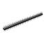 DS1004-2x40-F14 (PDLM-2x40 тип 4, 6604PB-80G-121) вилка 2-х рядная прямая цанговая; P=2,54мм; 2x40-конт.