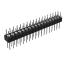 DS1004-2x18-F13 (PDLM-2x18 тип 3) вилка 2-х рядная прямая цанговая; P=2,54мм; 2x18-конт.