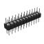 DS1004-2x12-F12 (PDLM-2x12 тип 2) вилка 2-х рядная прямая цанговая; P=2,54мм; 2x12-конт.