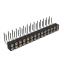 DS1002-09-2x14R13 гнездо цанговое угловое двухрядное для выводного монтажа; P=2,00x2,00мм; 2x14-конт.