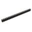 DS1002-06-1x2168 гнездо цанговое прямое однорядное для выводного монтажа; P=2,54мм; 21-конт.