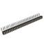 DS1002-09-2x28R13 гнездо цанговое угловое двухрядное для выводного монтажа; P=2,00x2,00мм; 2x28-конт.