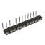 DS1002-09-1x12R13 гнездо цанговое угловое однорядное для выводного монтажа; P=2,00мм; 12-конт.