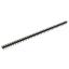 DS1002-05-1x3968 гнездо цанговое прямое однорядное для выводного монтажа; P=2,54мм; 39-конт.