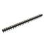 DS1002-05-1x2468 гнездо цанговое прямое однорядное для выводного монтажа; P=2,54мм; 24-конт.