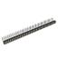 DS1002-09-2x36R13 гнездо цанговое угловое двухрядное для выводного монтажа; P=2,00x2,00мм; 2x36-конт.