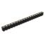 DS1002-06-1x1868 гнездо цанговое прямое однорядное для выводного монтажа; P=2,54мм; 18-конт.