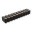 DS1002-06-2x1068 гнездо цанговое прямое двухрядное для выводного монтажа; P=2,54x2,54мм; 2x10-конт.