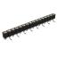 DS1002-01-1x16S13R1 (SCSL-016SMT, PBSM-1x16SMT) гнездо цанговое прямое однорядное для поверхностного (SMD) монтажа; P=2,54мм; 16-конт.