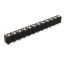 DS1002-06-1x1268 гнездо цанговое прямое однорядное для выводного монтажа; P=2,54мм; 12-конт.