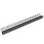 DS1002-09-2x31R13 гнездо цанговое угловое двухрядное для выводного монтажа; P=2,00x2,00мм; 2x31-конт.