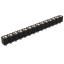 DS1002-06-1x1468 гнездо цанговое прямое однорядное для выводного монтажа; P=2,54мм; 14-конт.