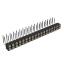 DS1002-09-2x18R13 гнездо цанговое угловое двухрядное для выводного монтажа; P=2,00x2,00мм; 2x18-конт.