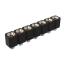 DS1002-06-1x0768 гнездо цанговое прямое однорядное для выводного монтажа; P=2,54мм; 7-конт.