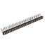 DS1002-09-2x30R13 гнездо цанговое угловое двухрядное для выводного монтажа; P=2,00x2,00мм; 2x30-конт.